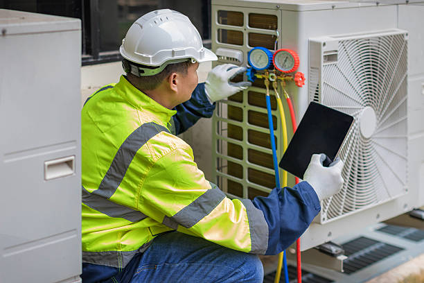 Professional Hvac Maintenance technician working in Dunlevy, PA